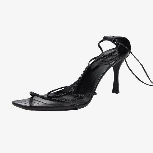 GUCCI Lace-up Sandals, 7B - Picture 1 of 7
